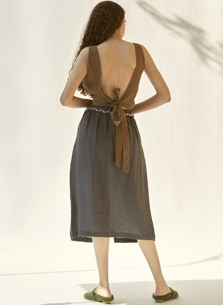 Weekday Backless Top S / Olive
