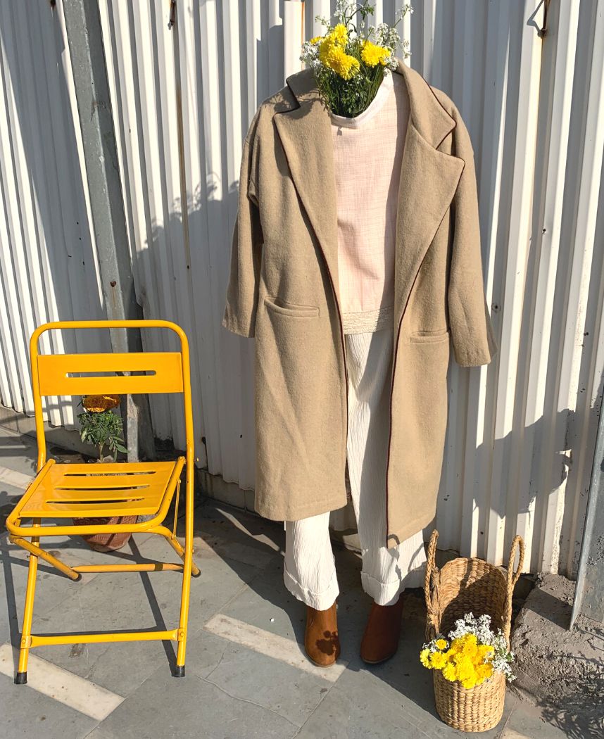 Beige Overcoat – NETE.IN