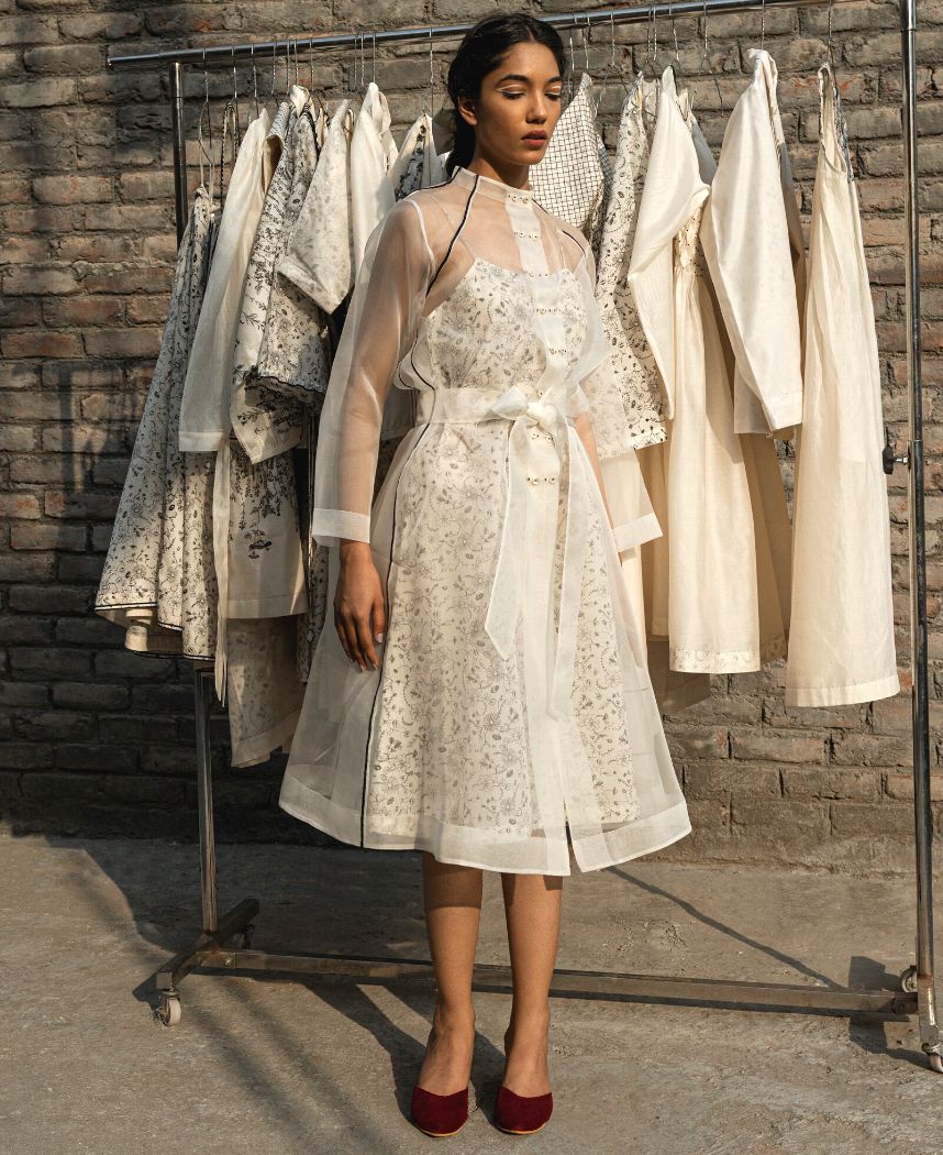 Dahilia Organza Jacket Set - Main Image