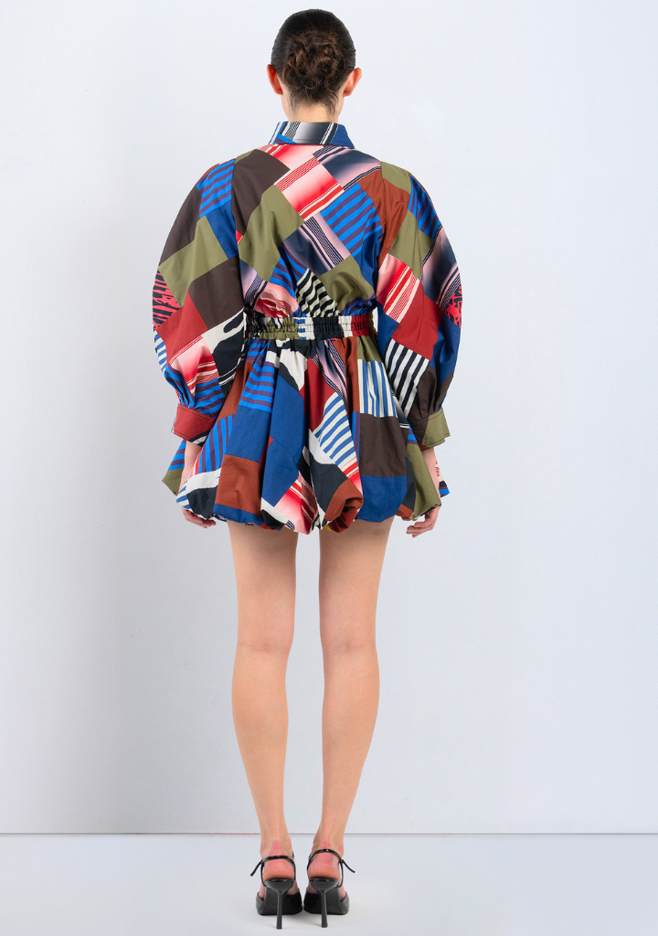 Mosaic Bubble Dress