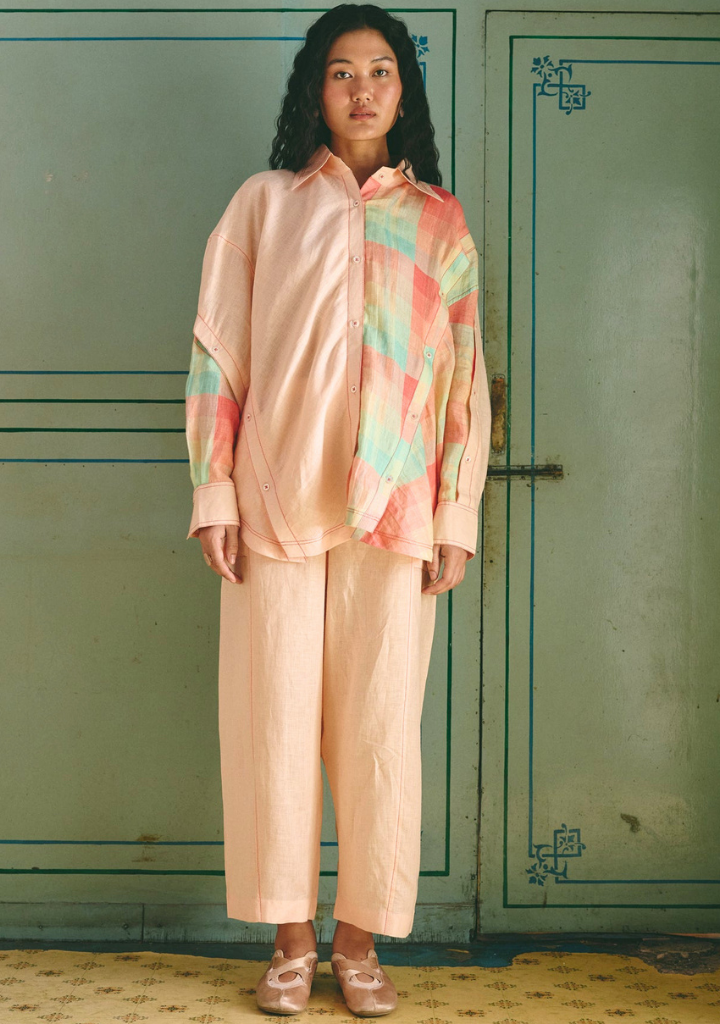 Kelly Bias Panelled Shirt