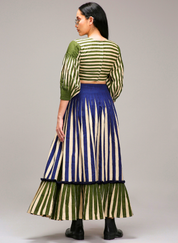 Egg Shell Crop Top Set