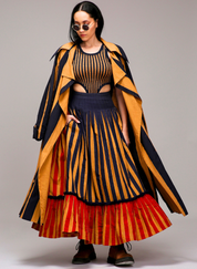 Tan Trench Bodysuit Set