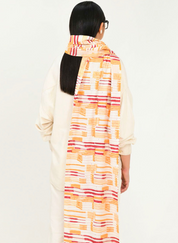 Red Wave Scarf