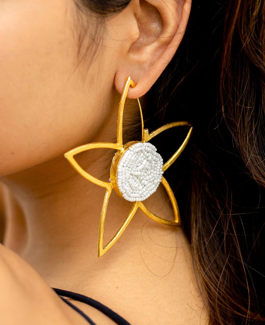 Mogra Frame Earrings