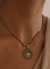20 Paise Pendant Chain