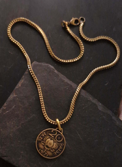 20 Paise Pendant Chain