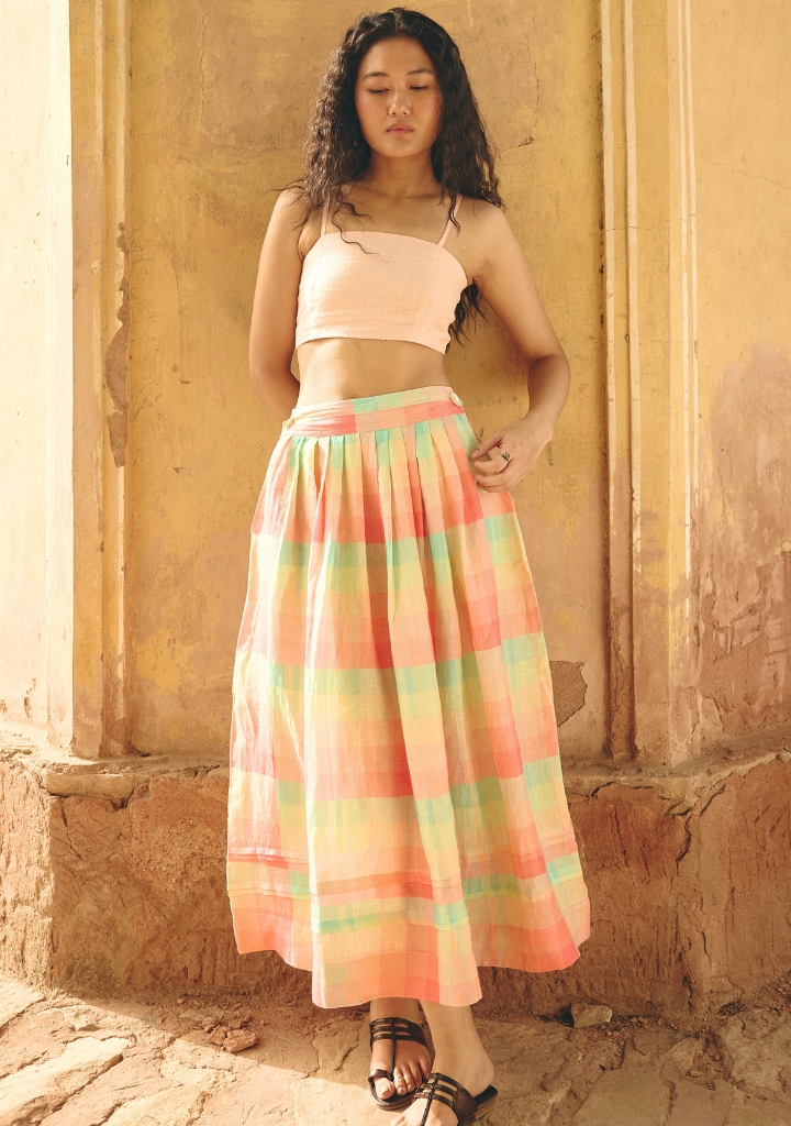 Ami Pleated Skirt