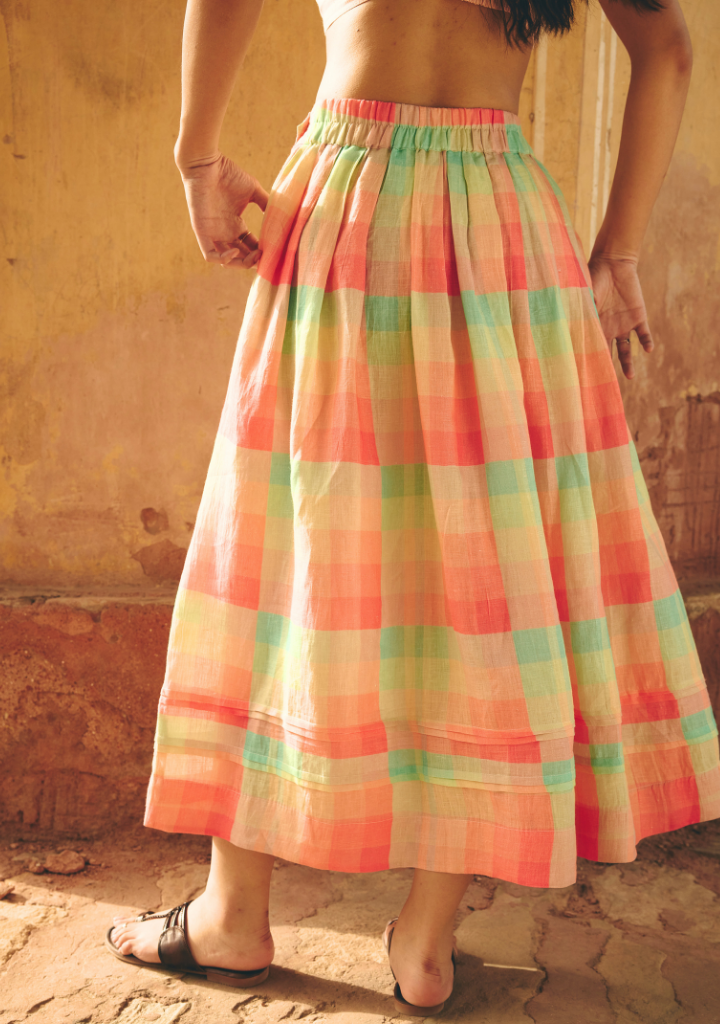Ami Pleated Skirt