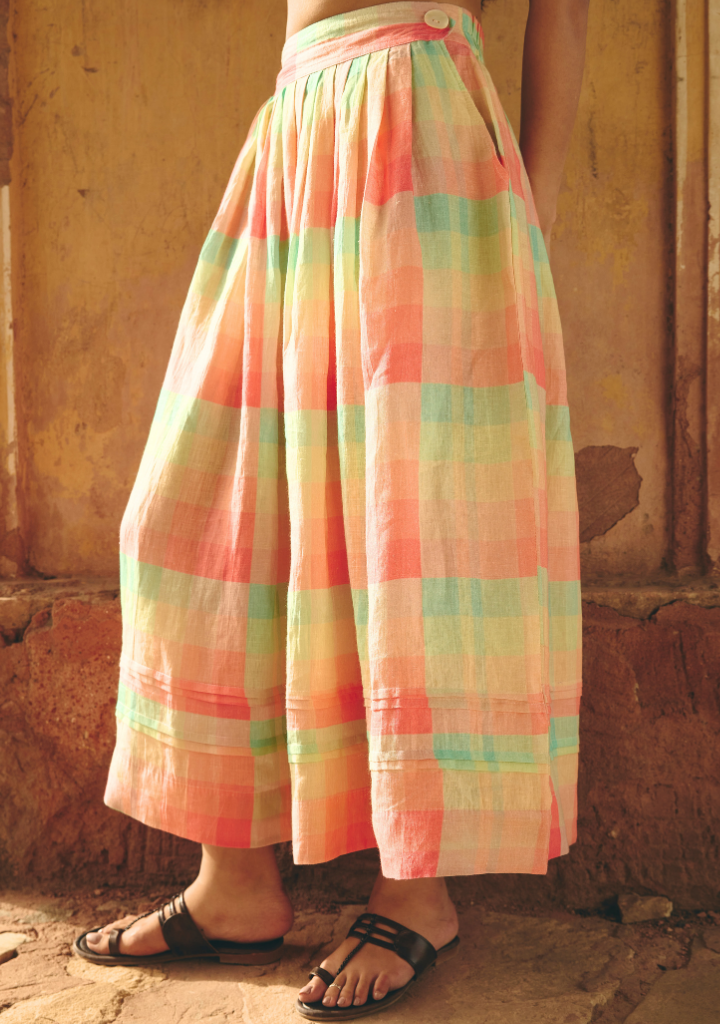 Ami Pleated Skirt