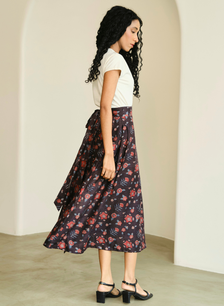 Rosa Silk Skirt