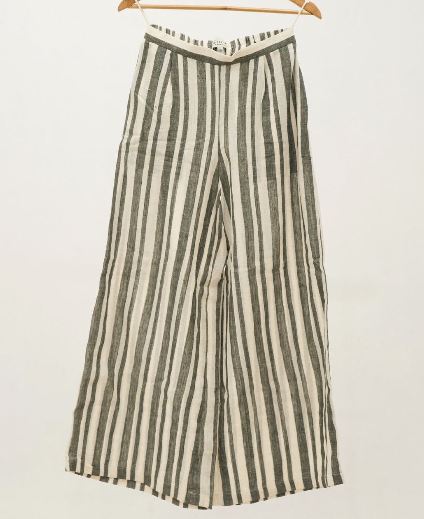 Classic Collar Striped Set