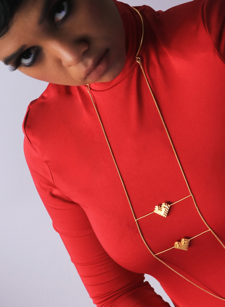 Heart Stack Necklace