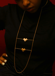 Heart Stack Necklace