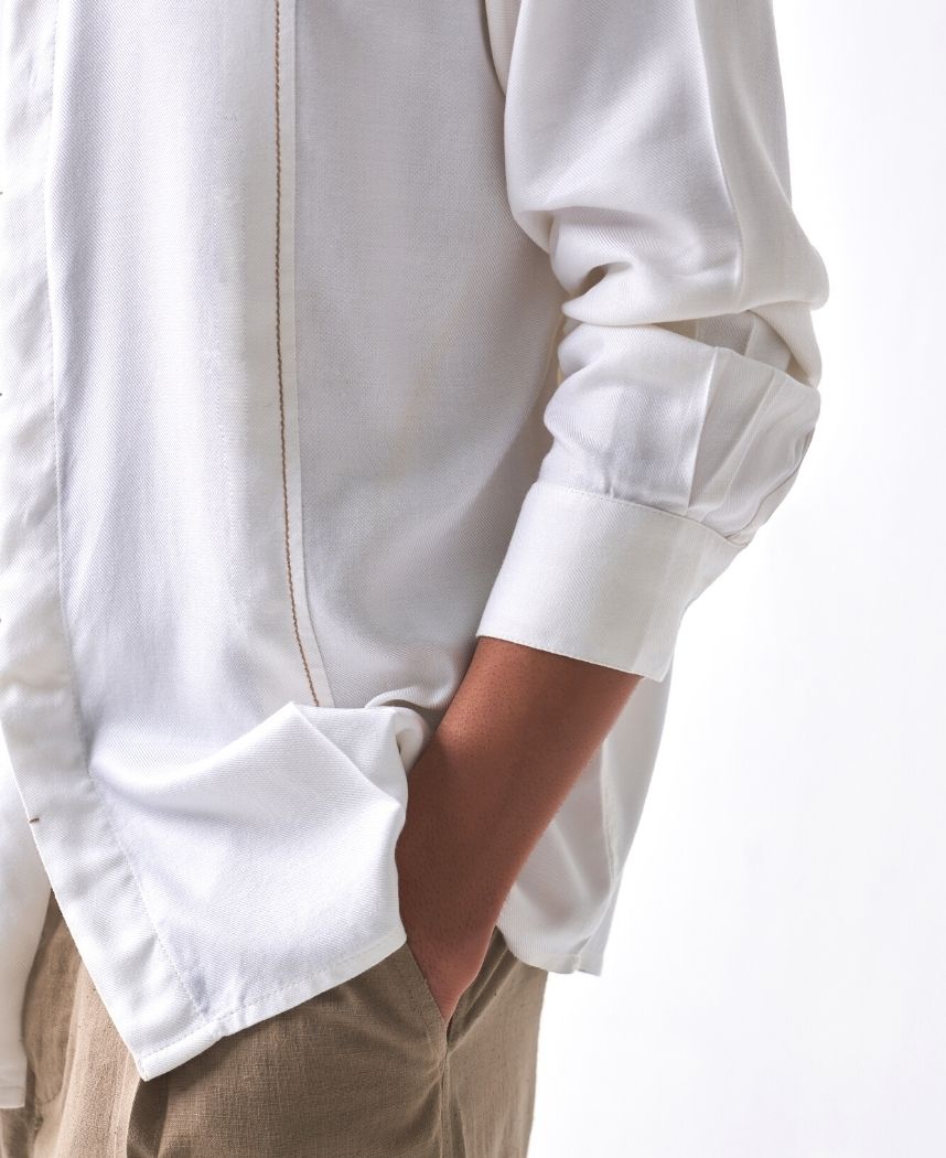 Front Pleat Shirt