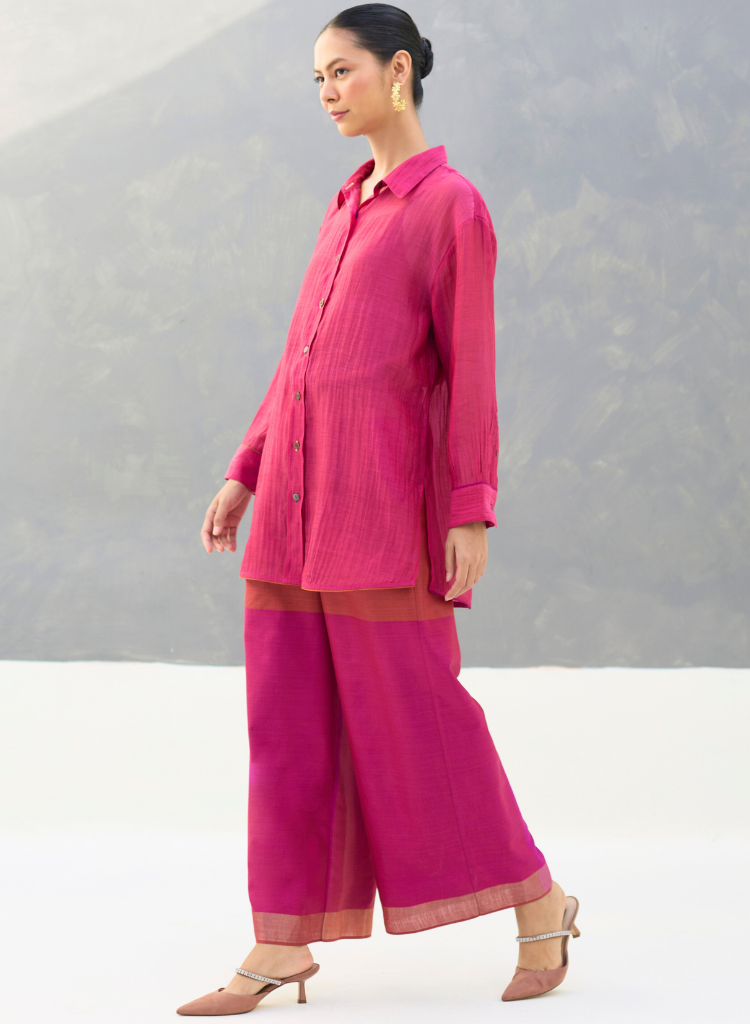 Nazo Sheer Chanderi Shirt