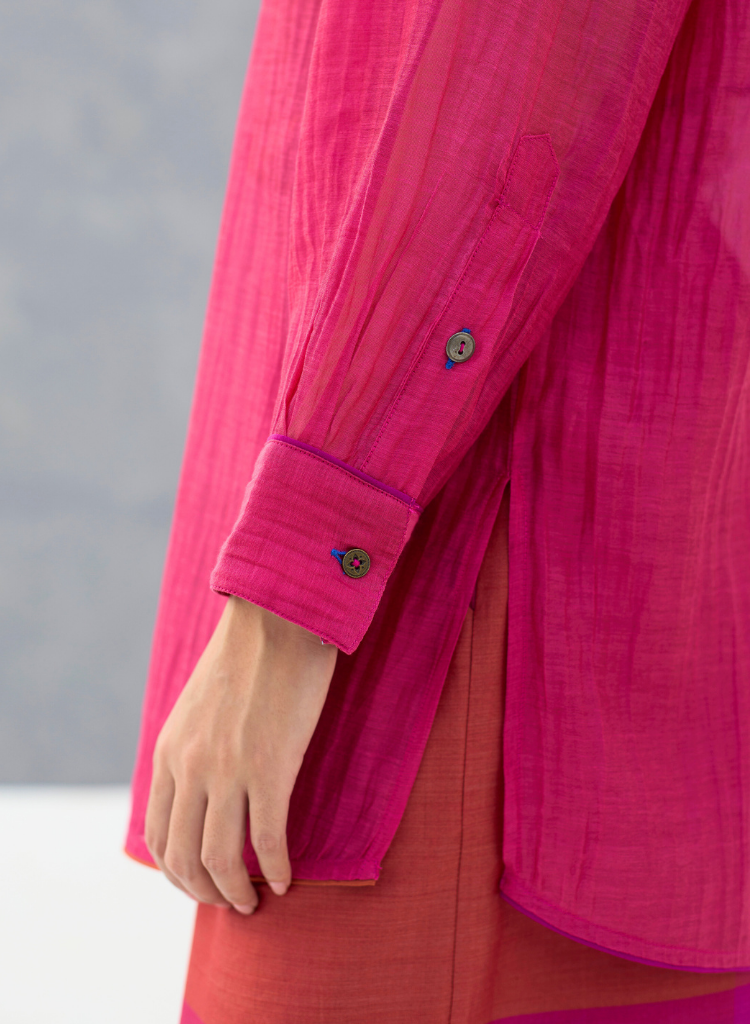 Nazo Sheer Chanderi Shirt