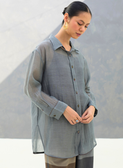 Nazo Sheer Chanderi Shirt