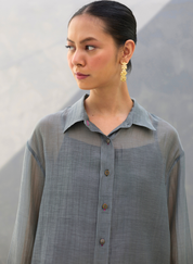 Nazo Sheer Chanderi Shirt