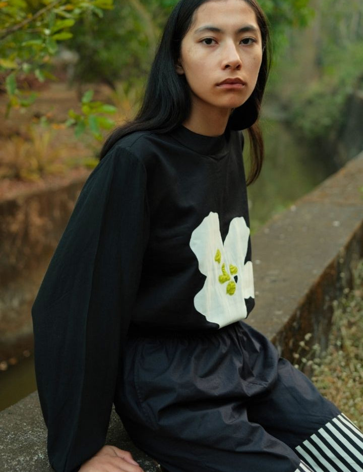 Floral Appliqué Top