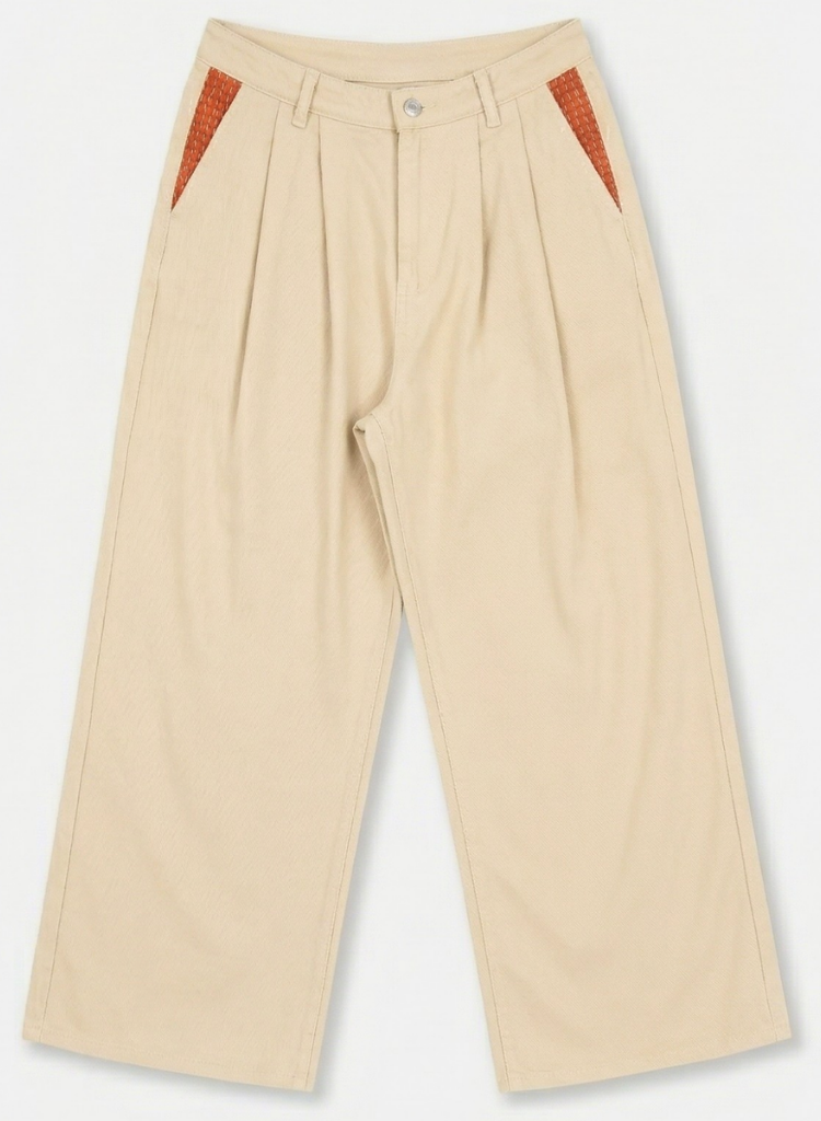 80's Emb Detail Trousers