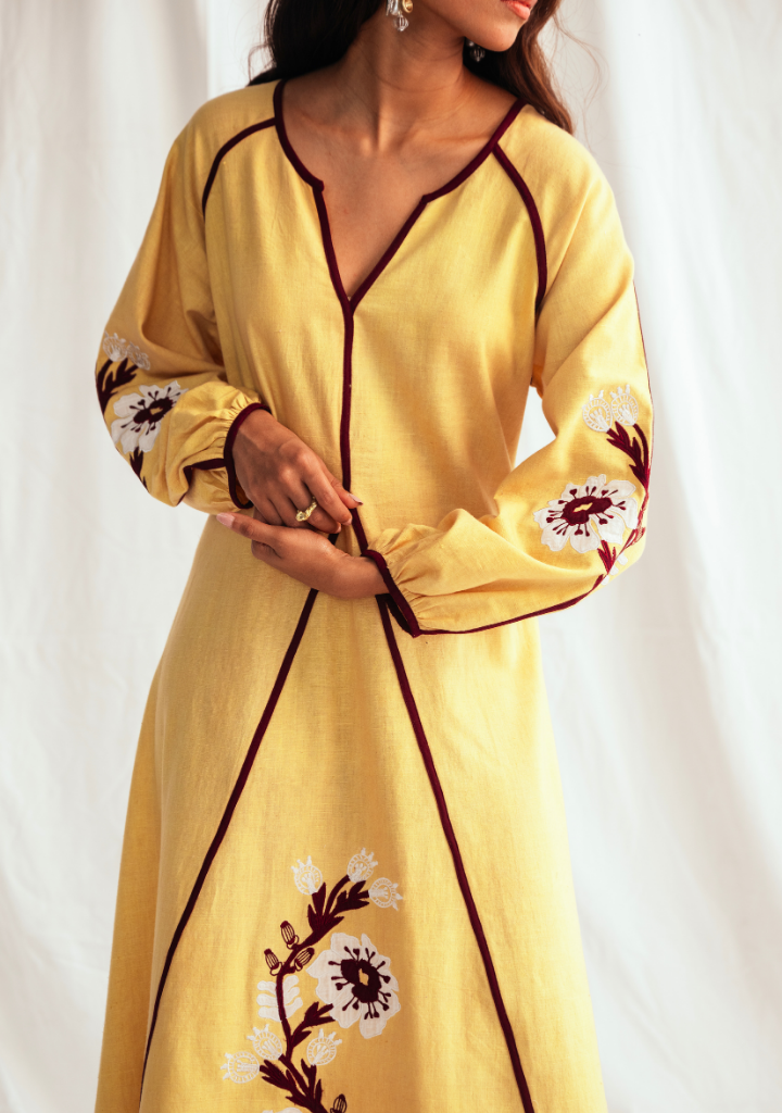 Aamras Peasant Dress