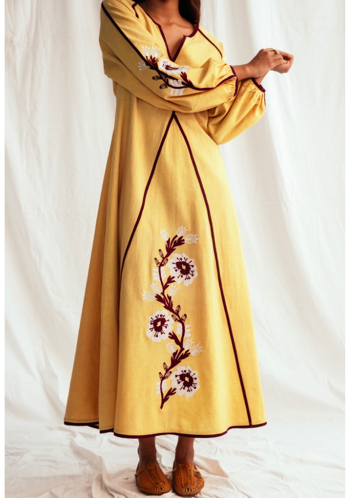 Aamras Peasant Dress