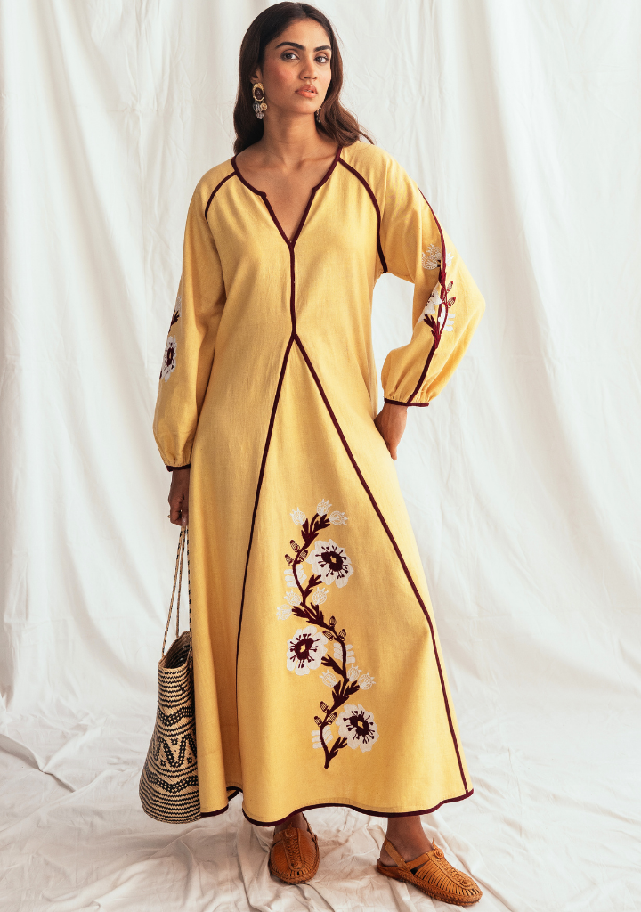 Aamras Peasant Dress