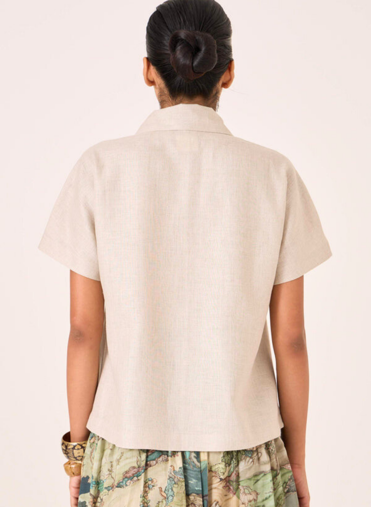 Aavish Linen Top