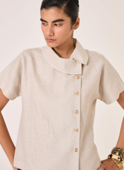 Aavish Linen Top