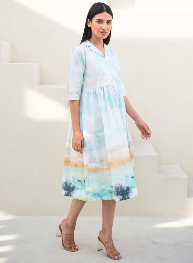 Abel Cuban Collar Dress