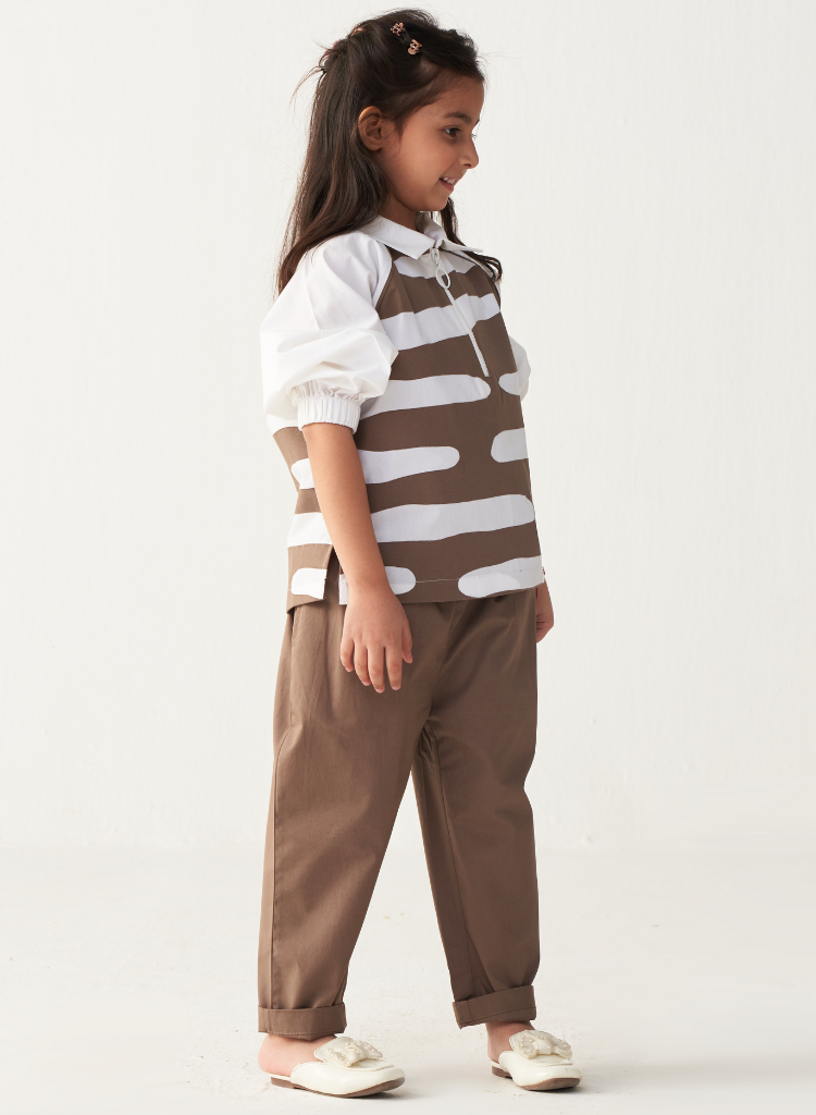 Abstract Appliqué Top