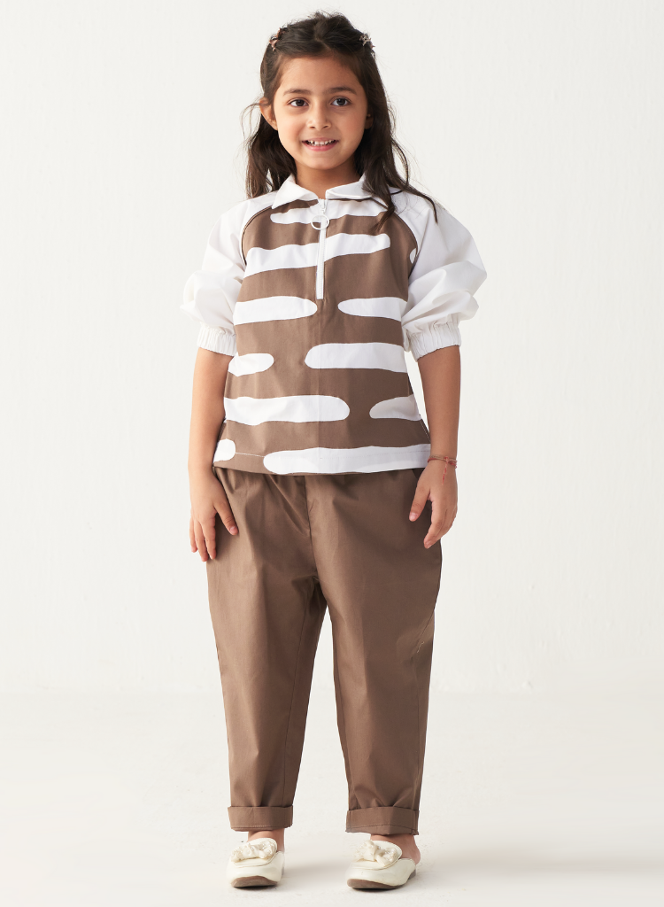 Abstract Appliqué Top