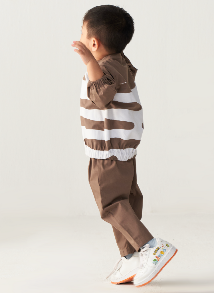 Abstract Bomber Jacket Set