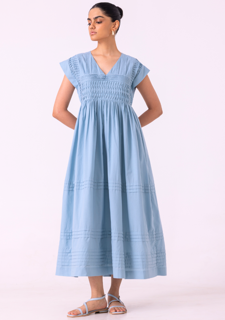Aelia Pleated Dress
