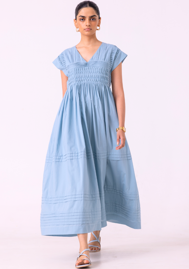 Aelia Pleated Dress