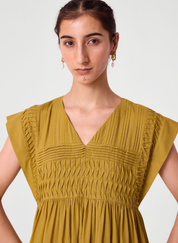 Aelia Pleated Midi Dress