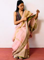 Afra Metallic Saree
