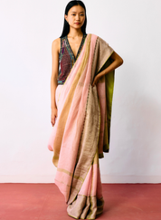 Afra Metallic Saree