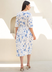 Aida Drawstring Dress