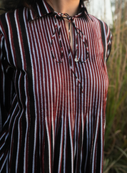 Akari Striped Dress