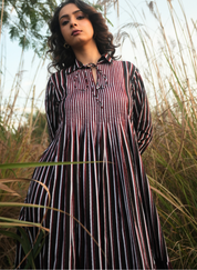 Akari Striped Dress