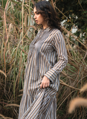Akari Striped Dress
