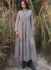 Akari Striped Dress