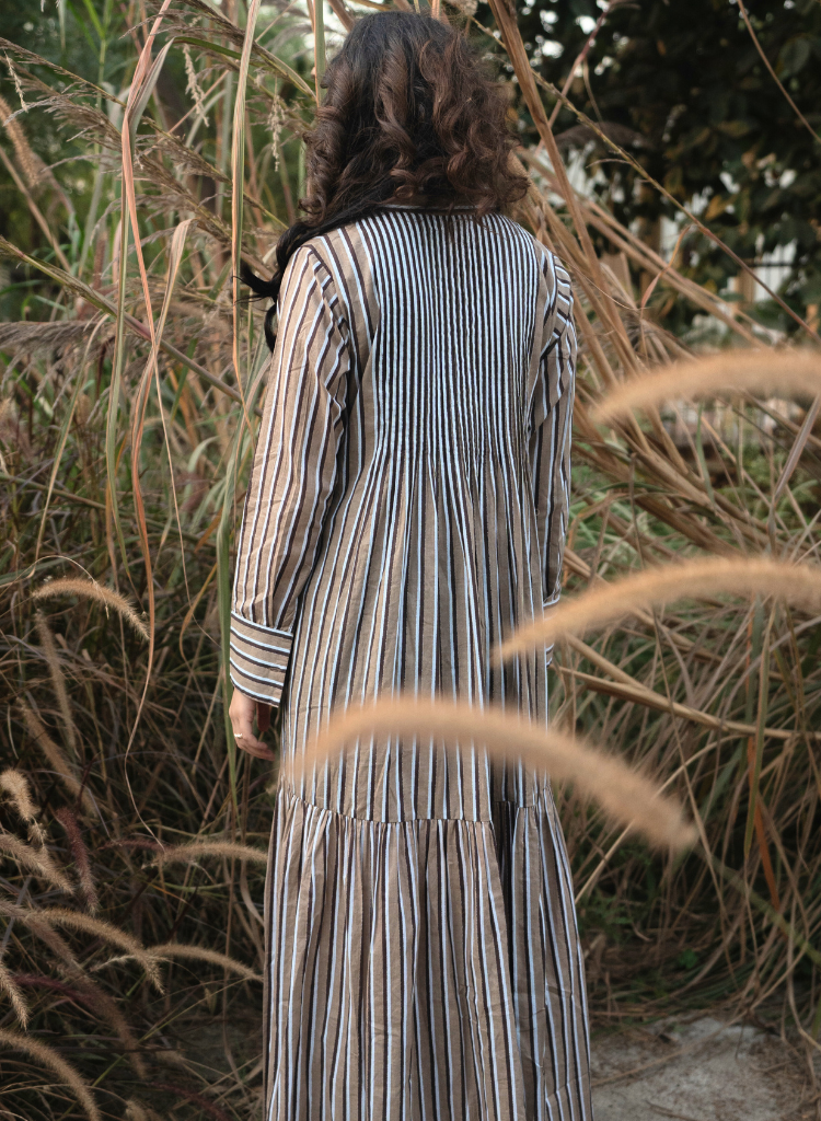 Akari Striped Dress