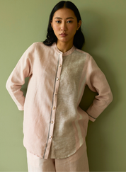 Aline Mandarin Collar Shirt