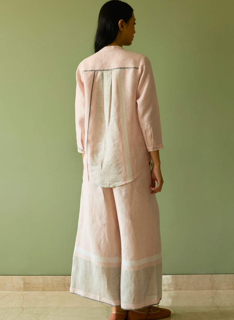 Aline Mandarin Collar Shirt