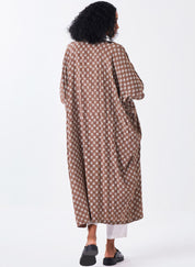 All Over Brick Print Kaftan