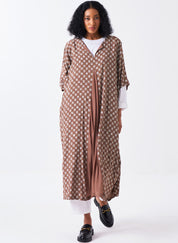 All Over Brick Print Kaftan