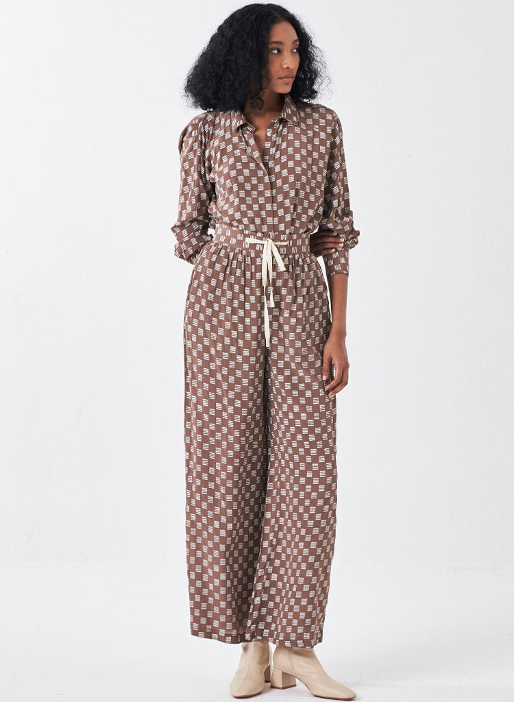 All Over Brick Print Shirt